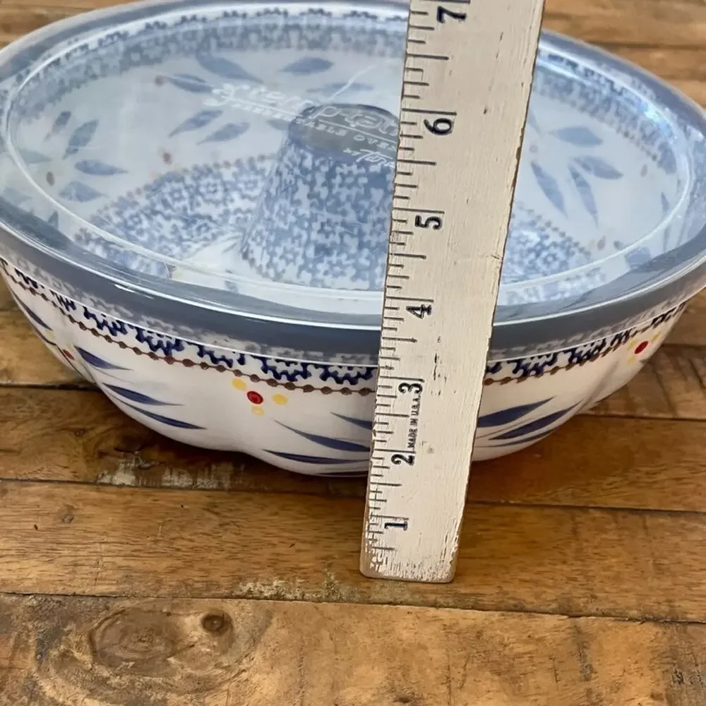 Temp-Tations Old World Ceramic Bundt Cake Pan 10.5